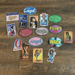 Vintage Early 2000s Y2K Holographic Stickers Lot Retro Collectible Vending Mach